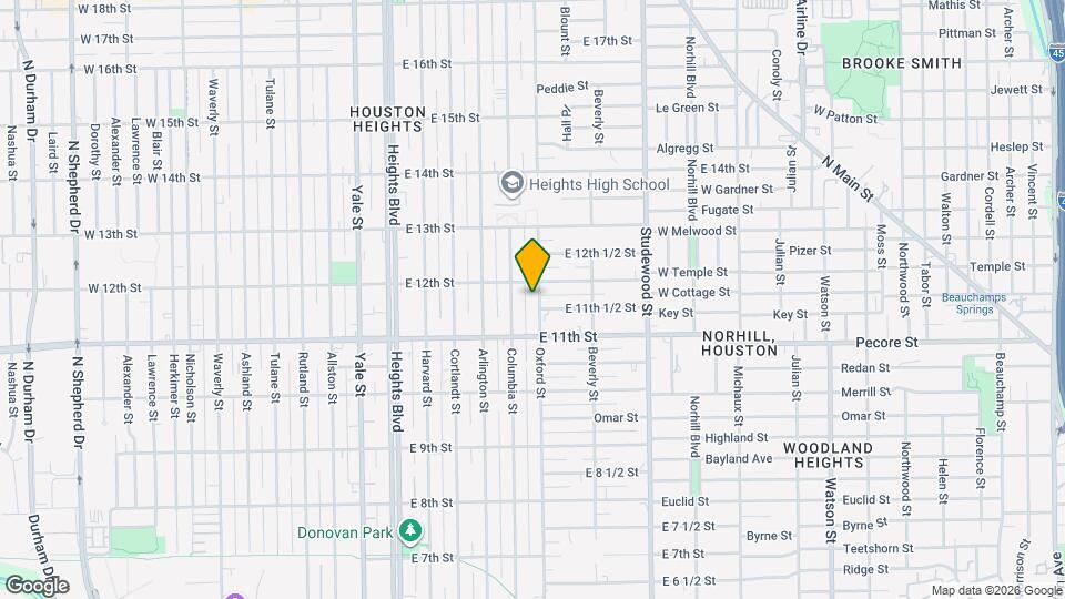 1131 Oxford St Map and Location Details