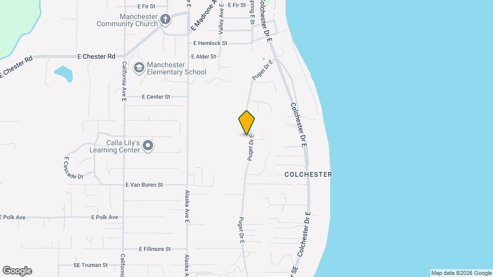 1536 Puget Dr E Map and Location Details