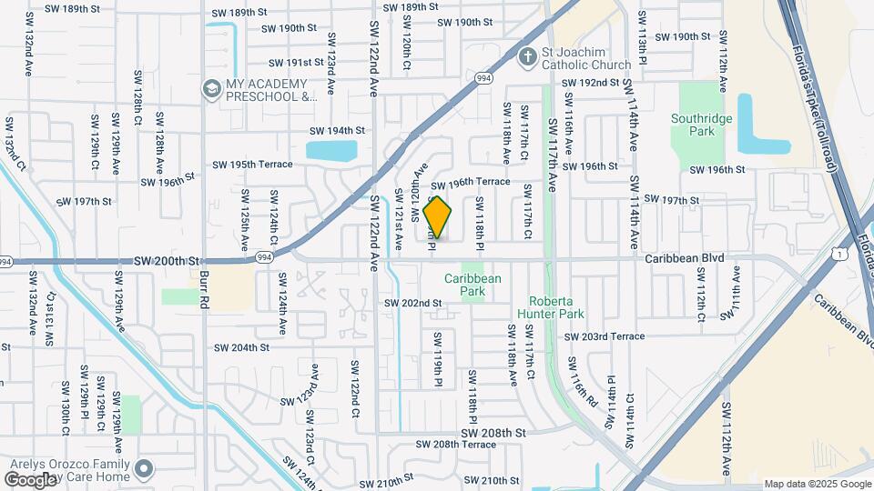 11950 SW 199th St Map and Location Details