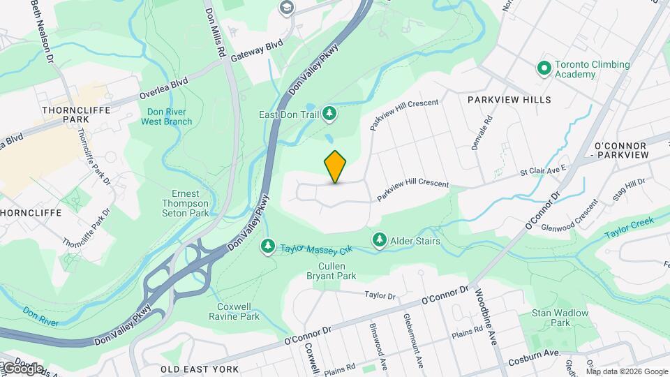 119 Parkview Hill Crescent Map and Location Details