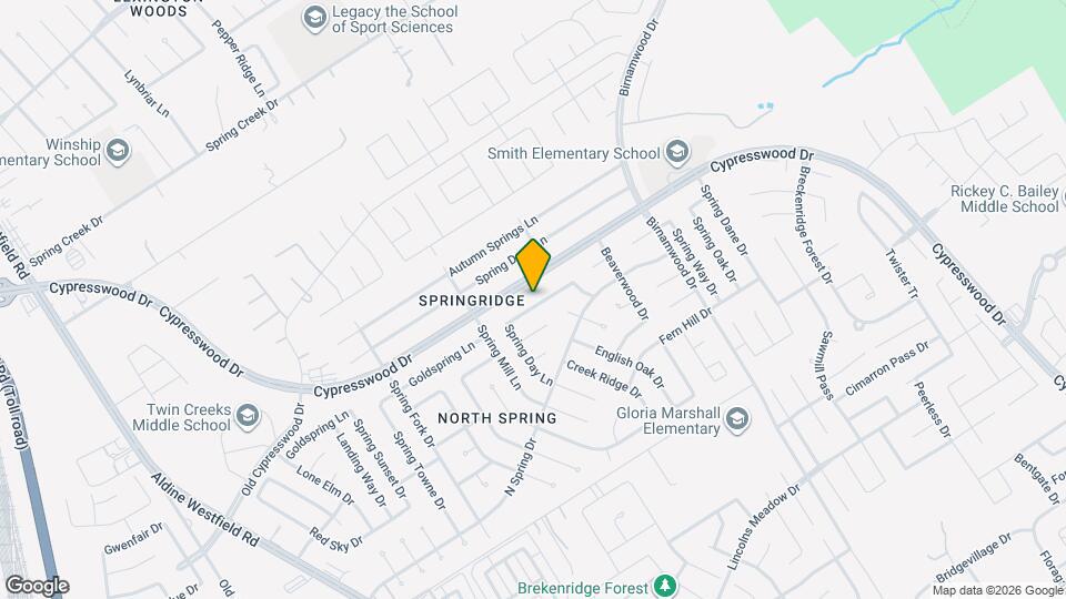 2535 Goldspring Ln Mapa y Detalles de la Ubicación