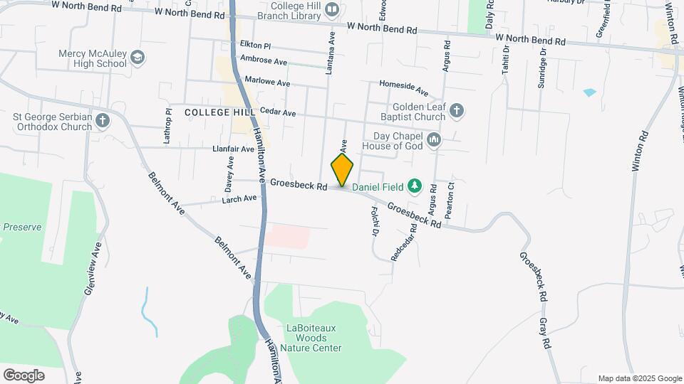 1241 Groesbeck Rd Map and Location Details