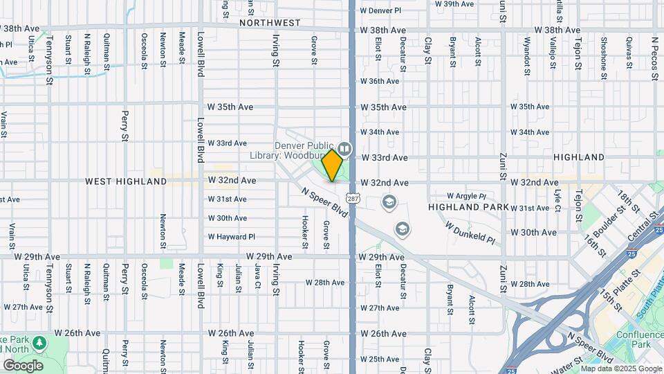 3050 W 32nd Ave Map and Location Details