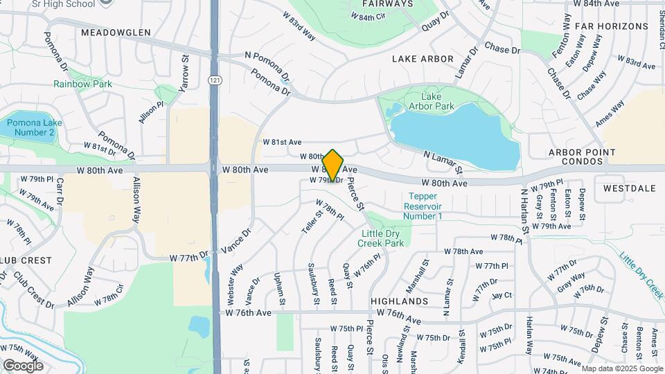 6996 W 79th Dr Map and Location Details