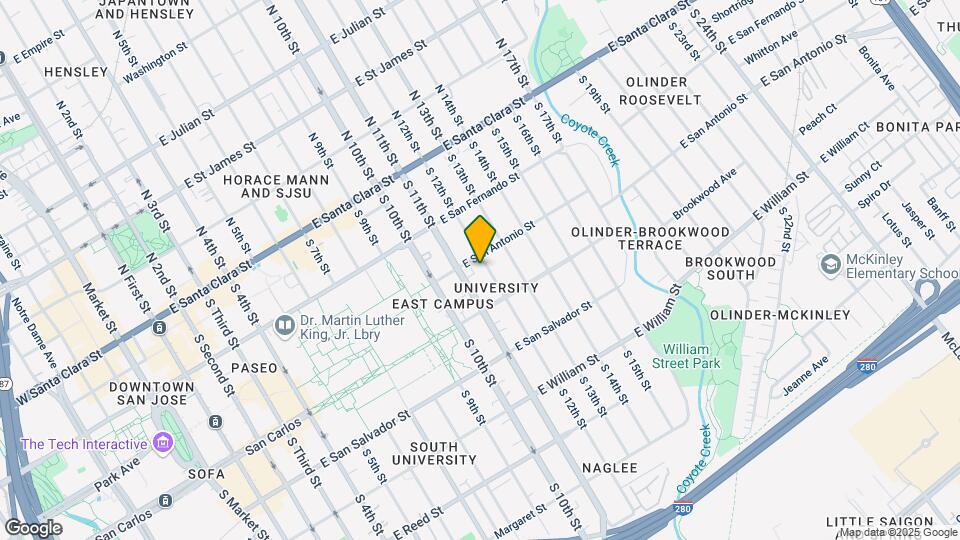 215 S 12th St Mapa y Detalles de la Ubicación