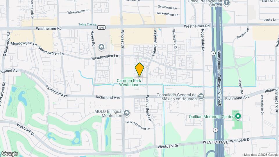 3100 Walnut Bend Ln, Unit 214 Mapa y Detalles de la Ubicación