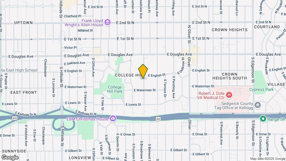 209 S Belmont St Map and Location Details
