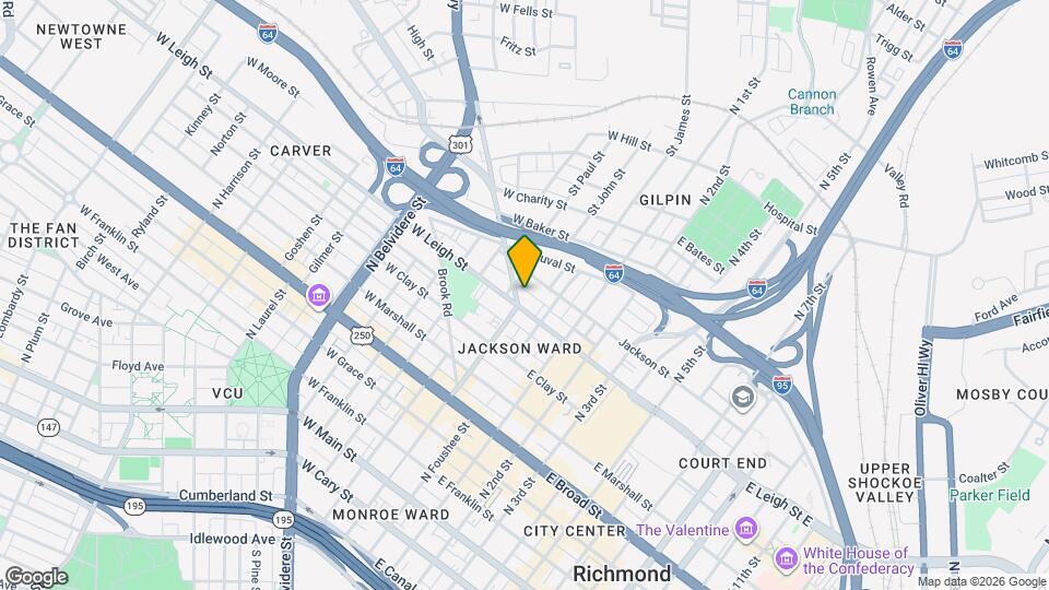 603 Chamberlayne Pky Mapa y Detalles de la Ubicación