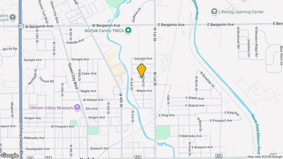 903 N 2nd St Map and Location Details