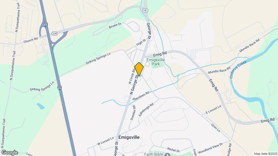 3183 N George St Map and Location Details