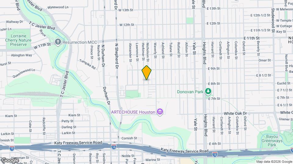 807 Nicholson St Map and Location Details