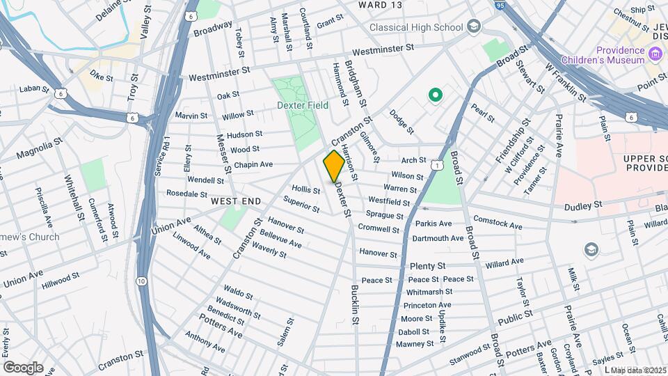 203-209 Dexter St Mapa y Detalles de la Ubicación