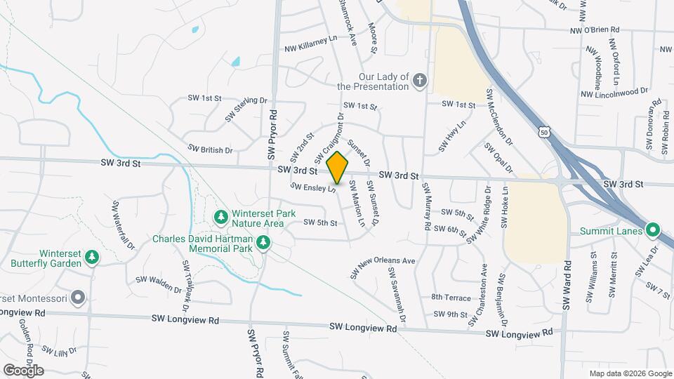 305 SW Ensley Ln Map and Location Details
