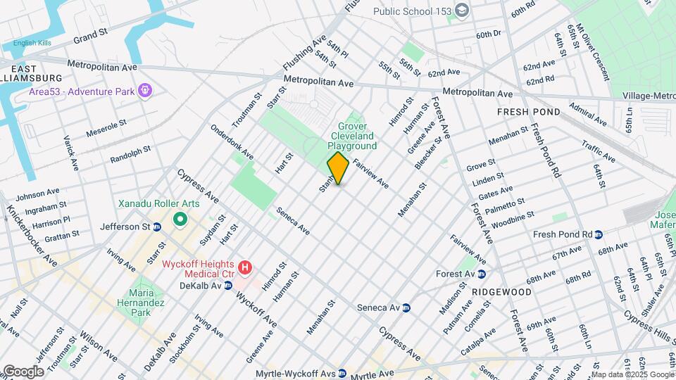 416 Woodward Ave Mapa y Detalles de la Ubicación