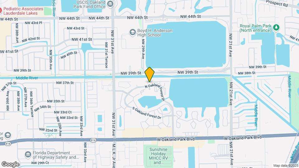 2881 N Oakland Forest Dr Map and Location Details