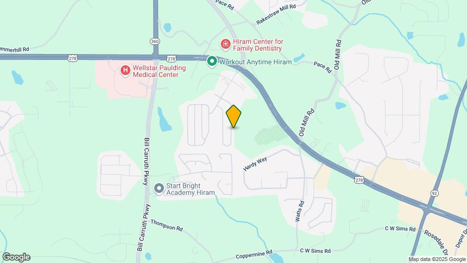 203 Highland Falls Dr Map and Location Details