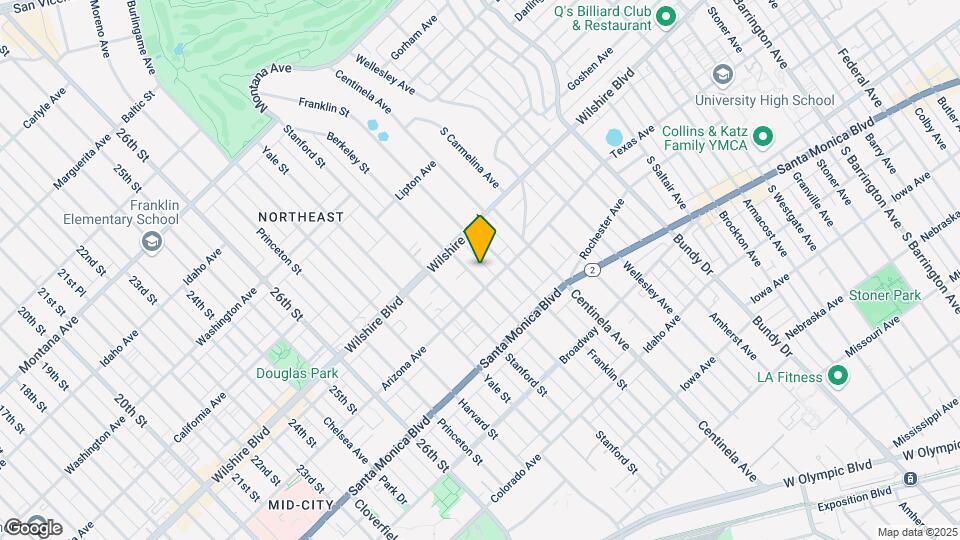 1243 Berkeley St Mapa y Detalles de la Ubicación