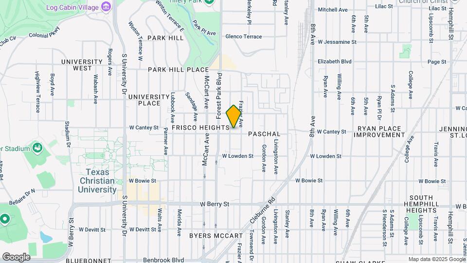 2737 Wayside Ave Map and Location Details