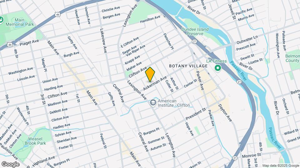 256 Ackerman Ave, Unit 1 Map and Location Details