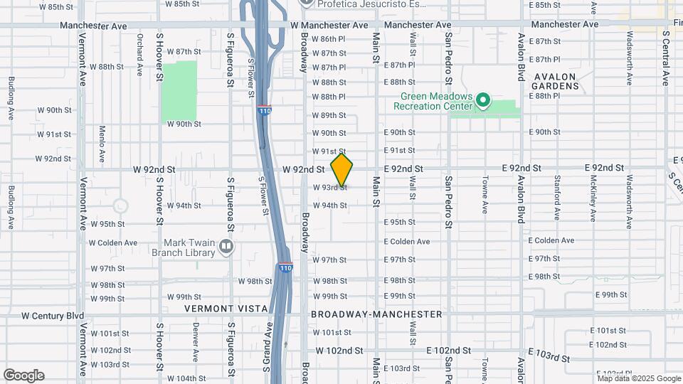 154 W 93rd St Map and Location Details