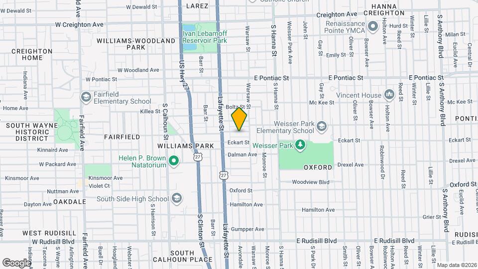 442 E Wildwood Ave Map and Location Details