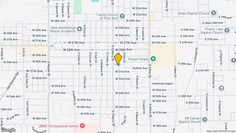 3007 S Poplar St Map and Location Details