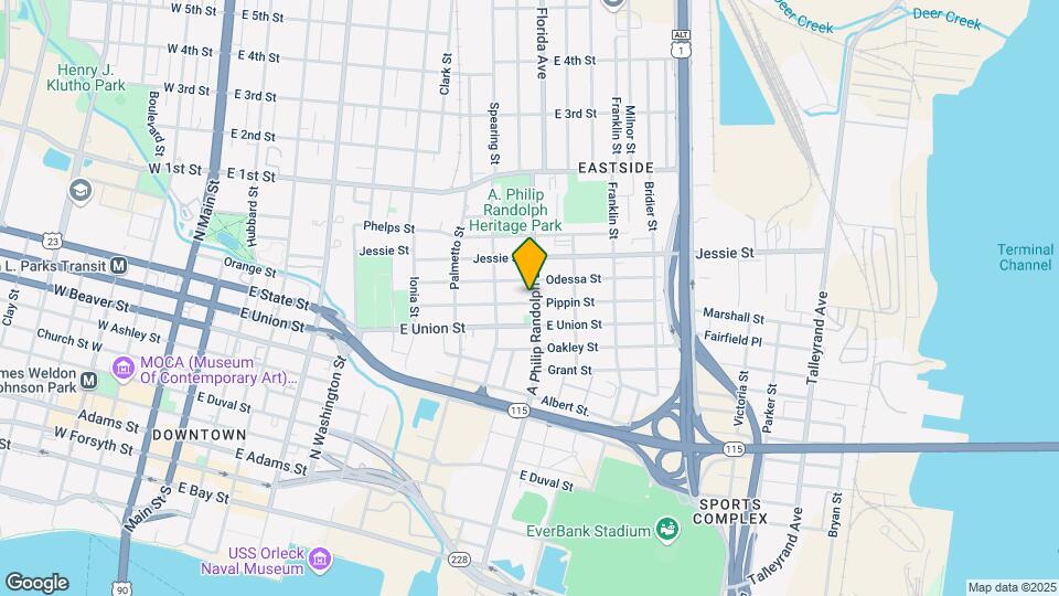 745 Pippin St Mapa y Detalles de la Ubicación