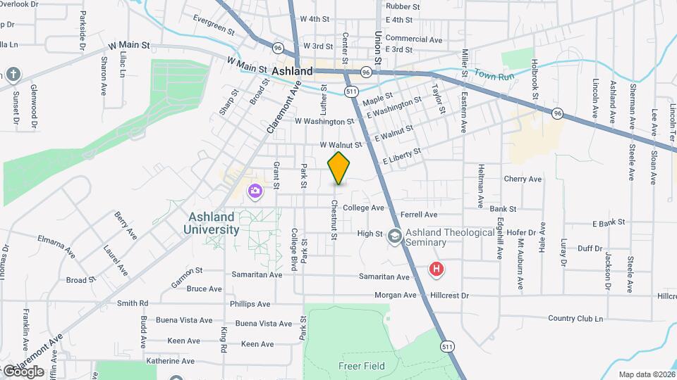 711 Chestnut St Map and Location Details