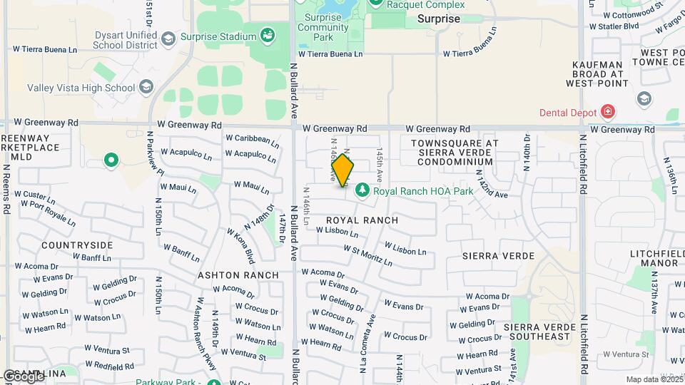 15050 N 145th Ln Map and Location Details