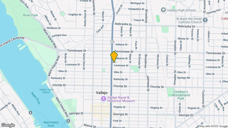 708 Louisiana St Map and Location Details