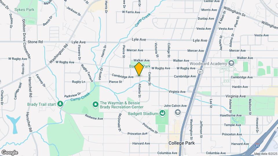 2034 Cambridge Ave Map and Location Details