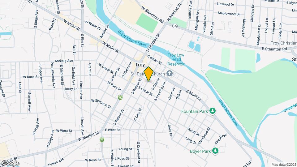 204 E Franklin St Mapa y Detalles de la Ubicación