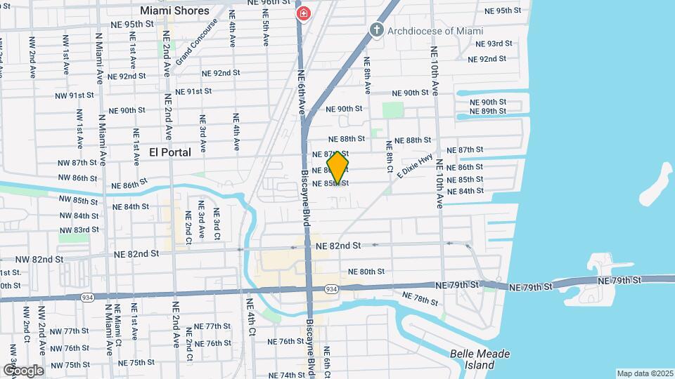 696 NE 85th St Map and Location Details