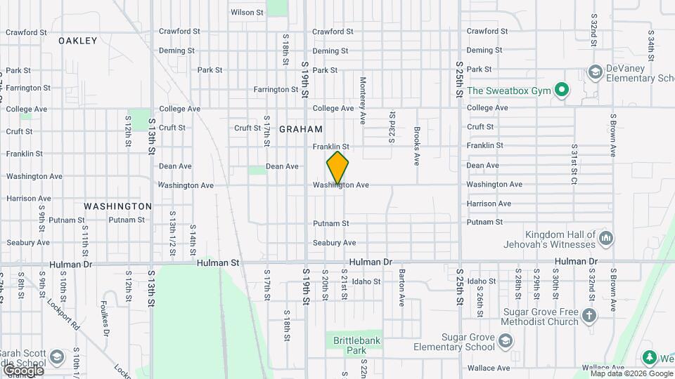 2015 Washington Ave Map and Location Details