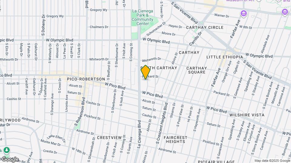 1215 S Alfred St Map and Location Details