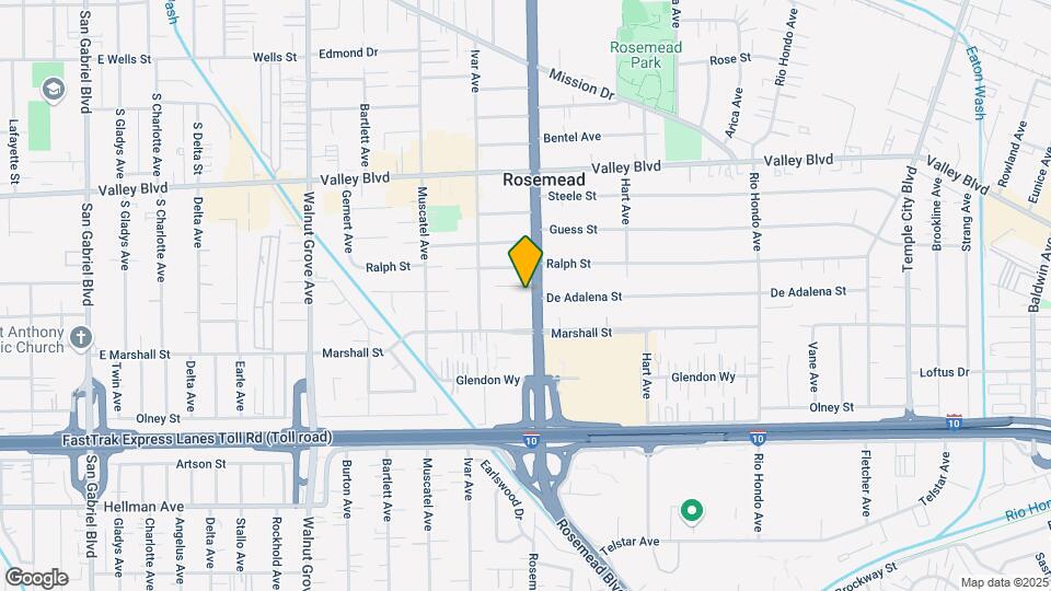 3803 Rosemead Blvd Map and Location Details