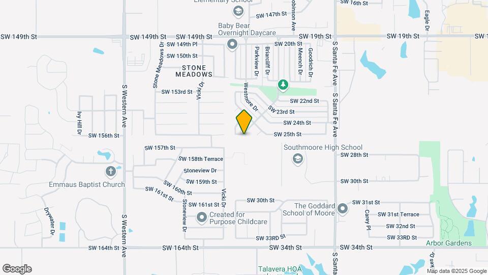 1704 SW 26th St Map and Location Details