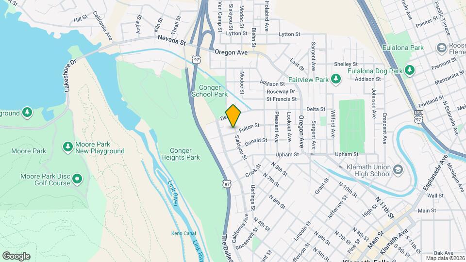 1500 Siskiyou St Map and Location Details
