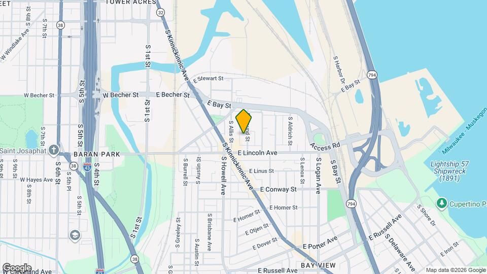 2235 S Mound St, Unit 2235 Lower Map and Location Details