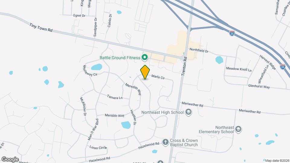 3768 Misty Way Map and Location Details