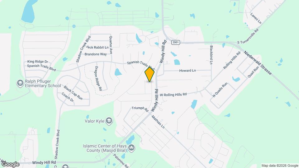 519 Twisted Oaks Ln Map and Location Details