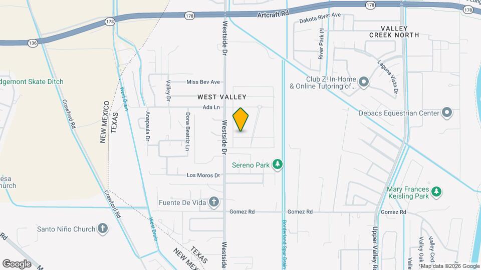 957 Gulf Streams Ave Map and Location Details