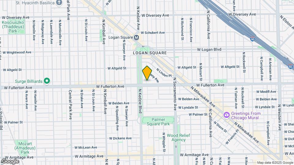 3138 W Fullerton Ave Map and Location Details