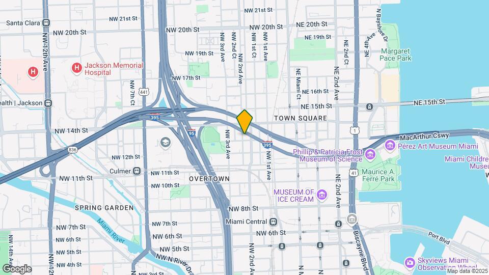 1311 NW 2nd Ave Map and Location Details