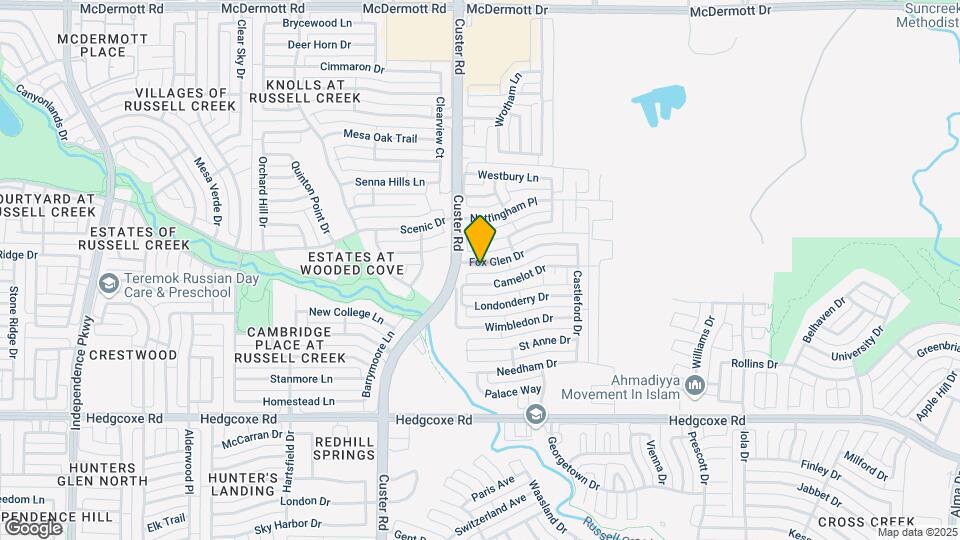 2041 Fox Glen Dr Map and Location Details