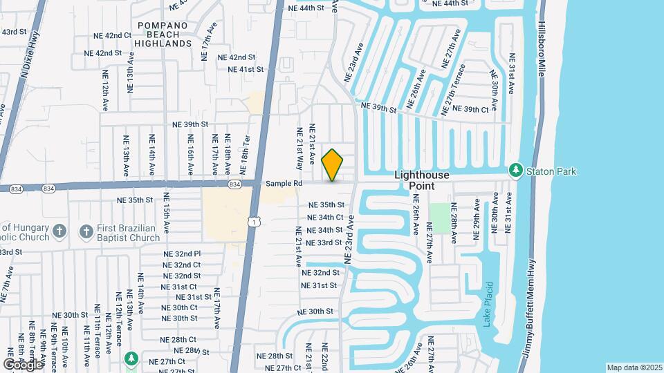 2210 NE 36th St Map and Location Details