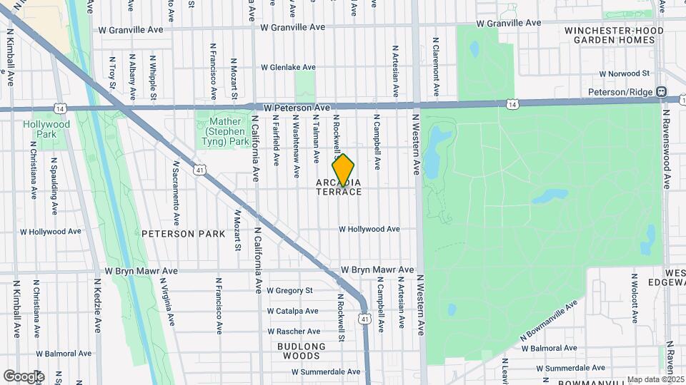 2553 W Ardmore Ave, Unit 2 Mapa y Detalles de la Ubicación