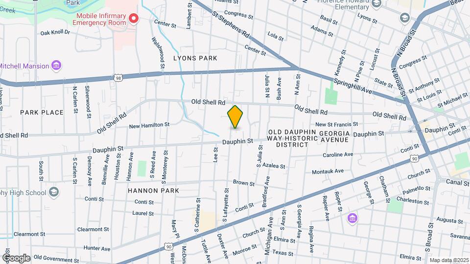 8 N Lafayette St Mapa y Detalles de la Ubicación