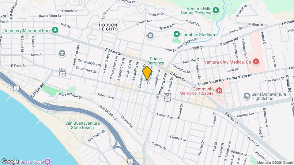 183-187 Coronado St Map and Location Details