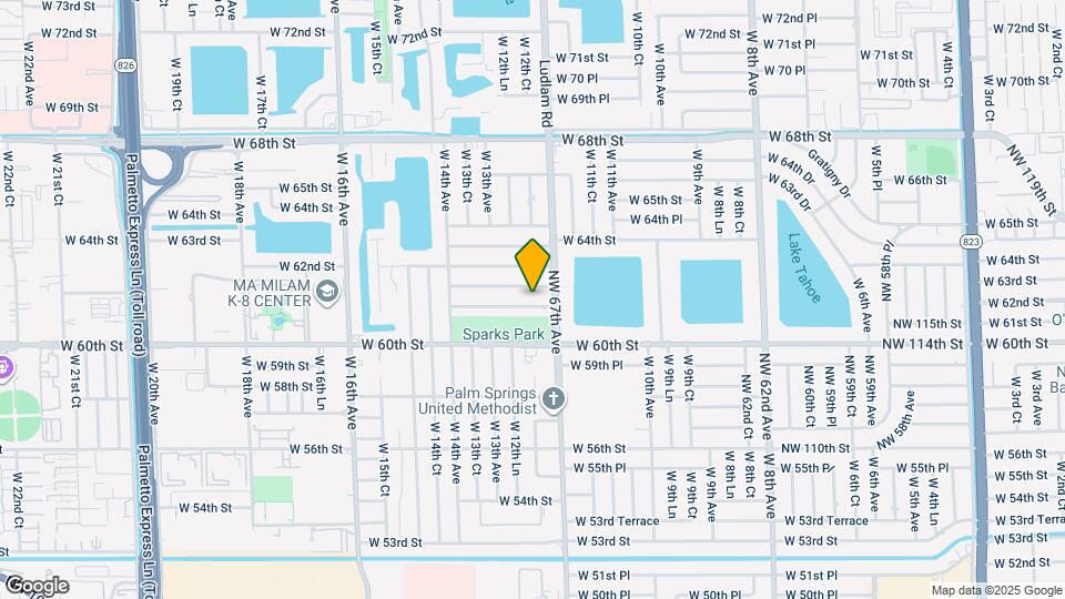1231 W 60th Terrace Map and Location Details